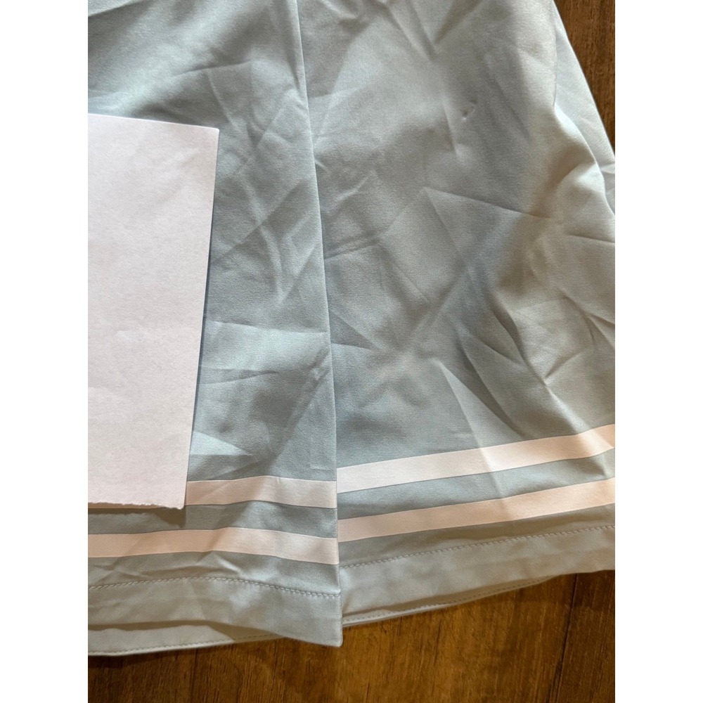 CALIA by Carrie Underwood Light Blue Athletic Skort with White Stripes - Picture 6 of 10